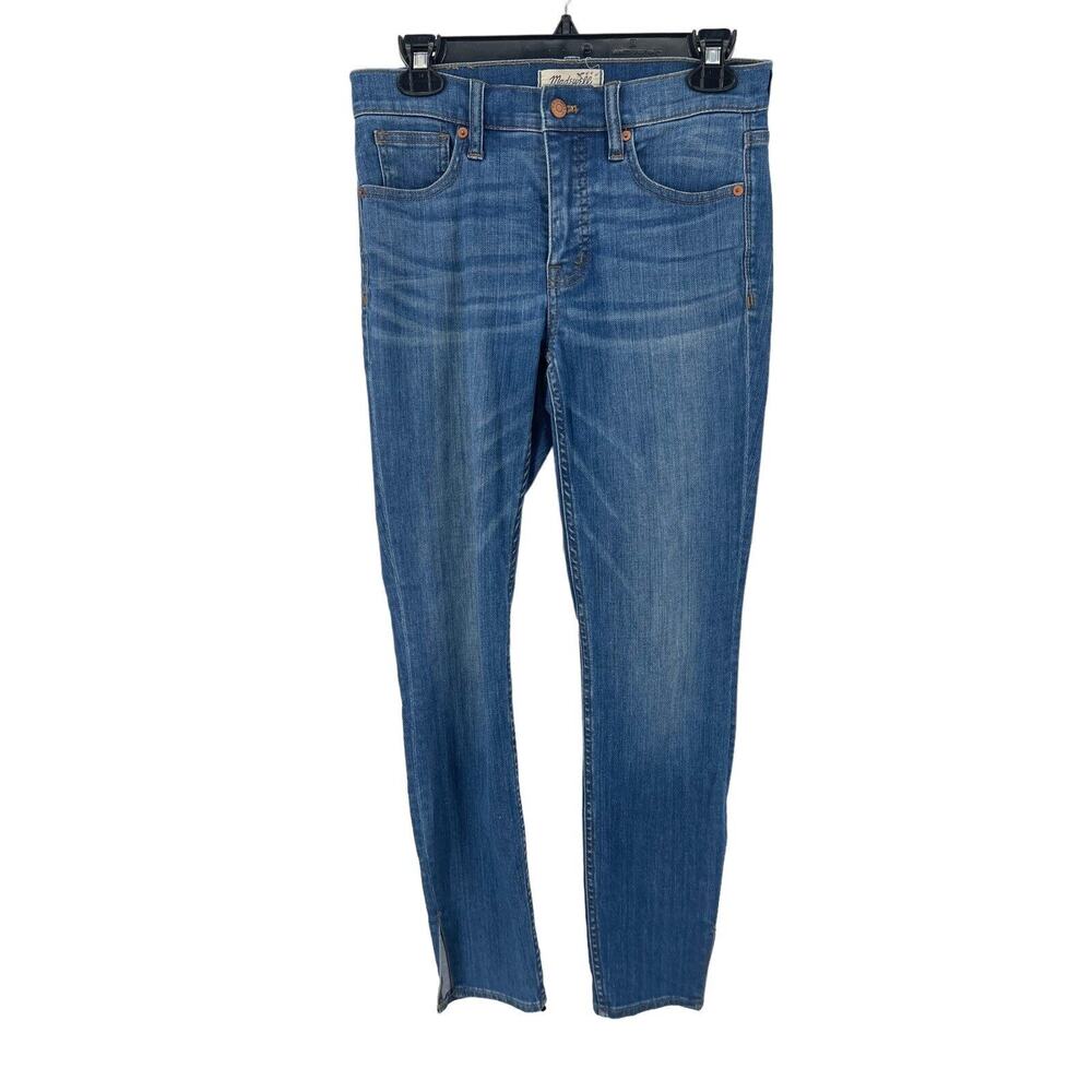 Madewell‎ Women's Bonita Wash 9" High Rise Side Slit Skinny Jeans Size 27